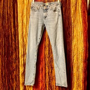 Citizens of Humanity light wash low rise skinny jeans